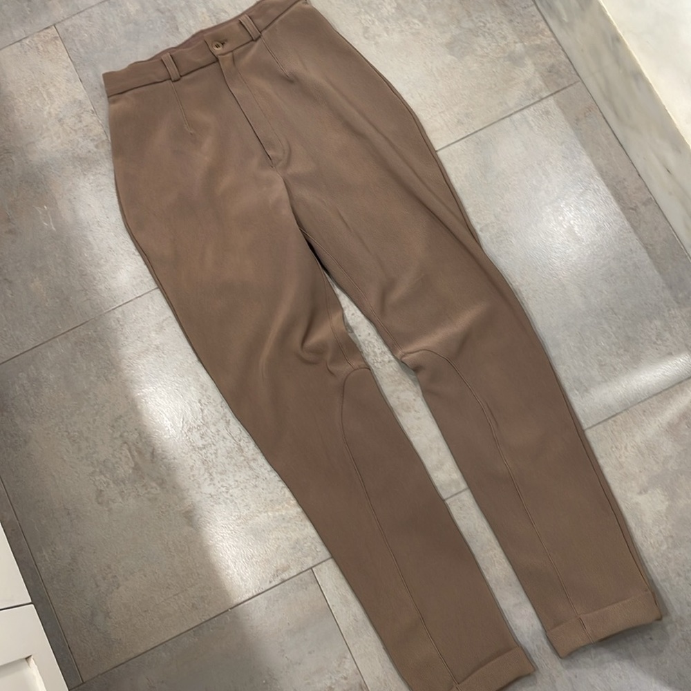 Vintage riding style pants by Preview Collection size 4 light brown